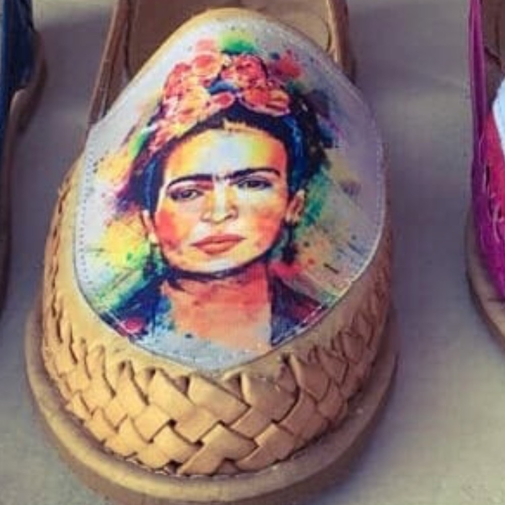 Frida Kalho natural Leather Sandal - Picture 4 of 4